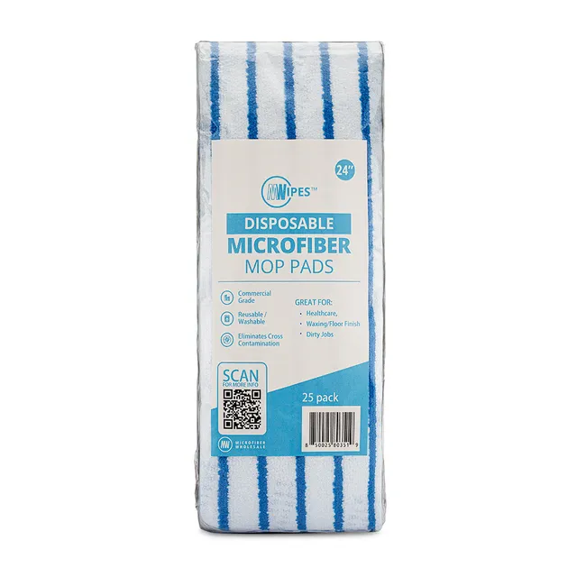 microfiber-wholesale-24-mwipes-disposable-mop-pad-blue-stripe-25-pack image 1