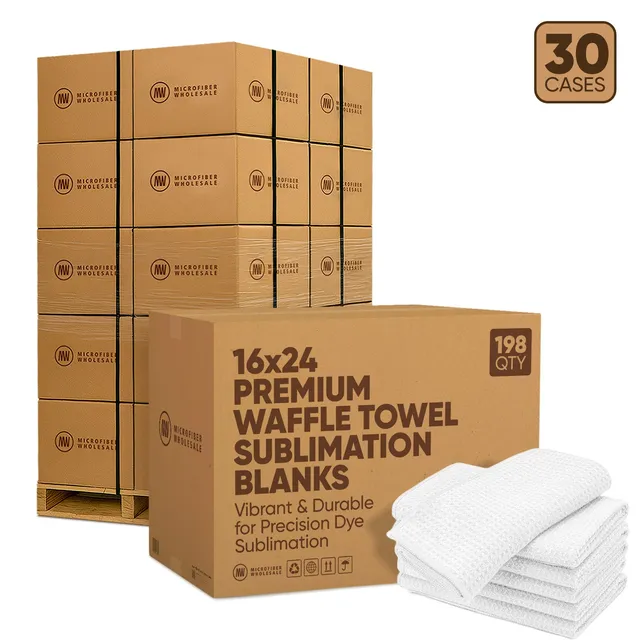 microfiber-wholesale-16-x24-premium-waffle-towels-30-case-pallet-198-case image 1