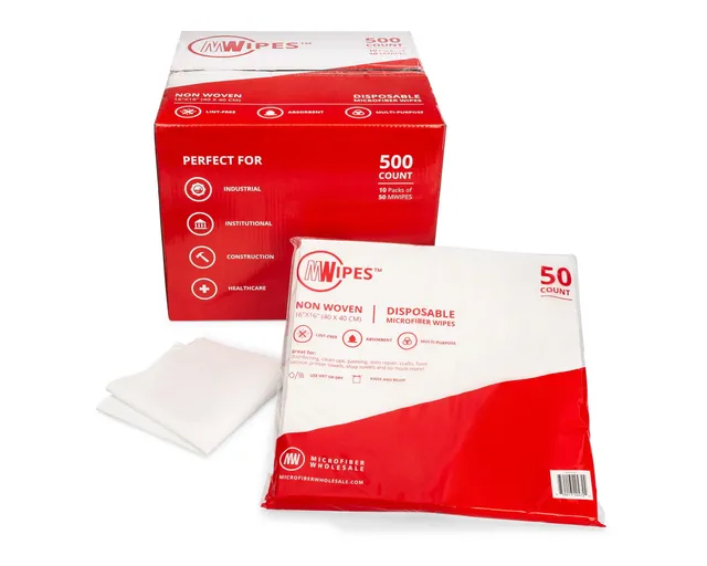 microfiber-wholesale-16x16-disposable-microfiber-mwipes-cloths-case-of-500 image 1