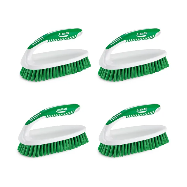libman-big-scrub-brush-case-of-4-extra-large-scrubbing-surface-ergonomic-grip image 1