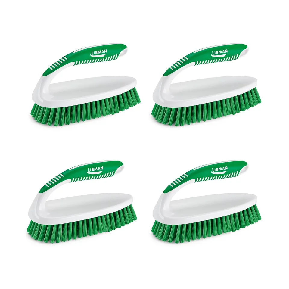 libman-big-scrub-brush-case-of-4-extra-large-scrubbing-surface-ergonomic-grip image 1