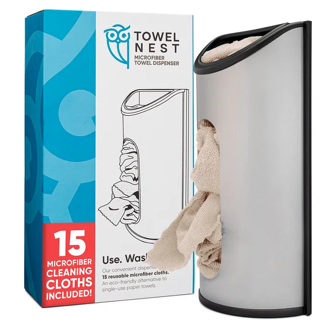 microfiber-wholesale-towelnest-towel-storage-container-with-15-dailies-microfibe image 1