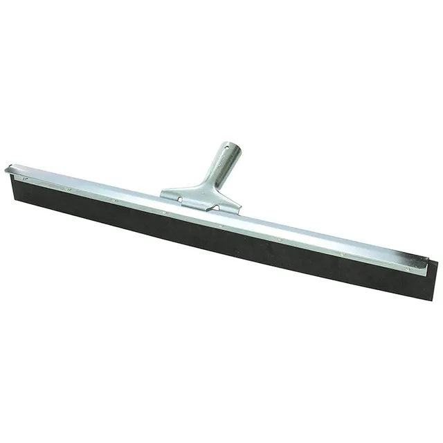 ettore-steel-floor-squeegee-straight-heavy-duty-floor-water-removal-tool image 1