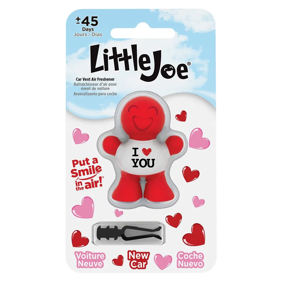 stoner-little-joe-air-freshener-new-car-scent-italy-designed-clip-on-for-vents image 1