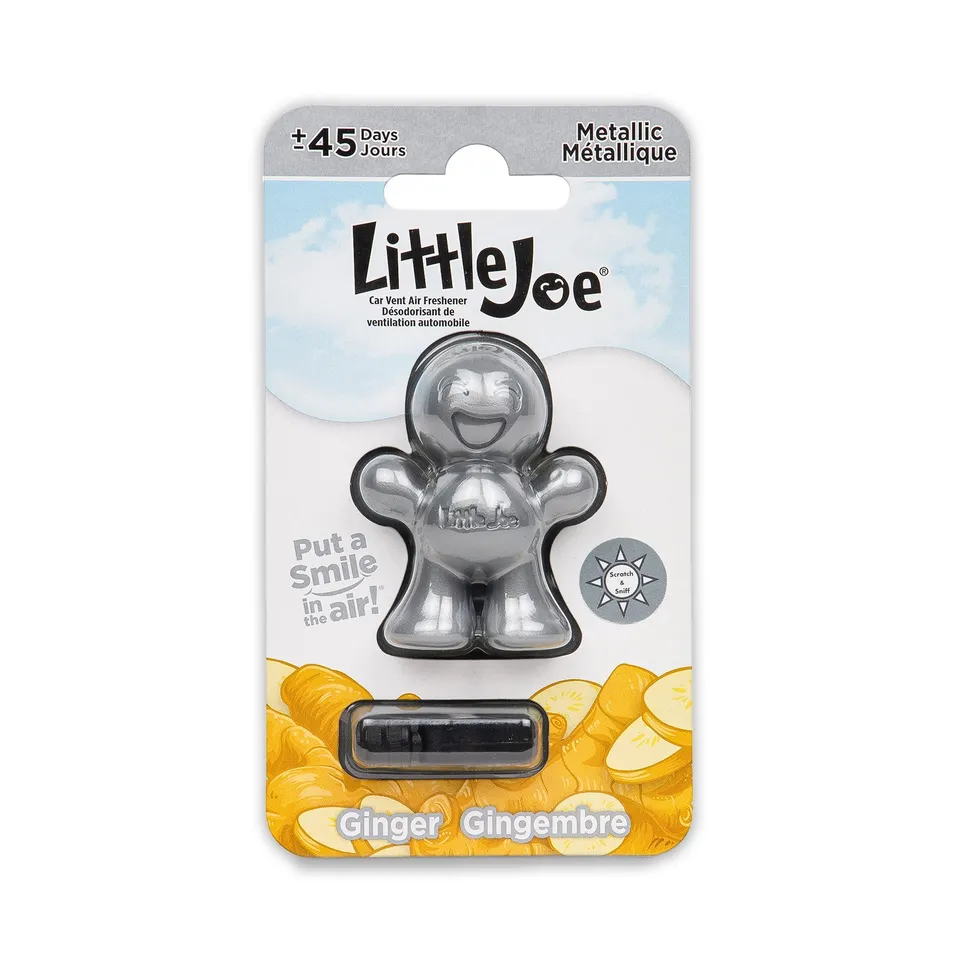 stoner-little-joe-air-freshener-ginger-scent-compact-clip-on-made-in-italy image 1