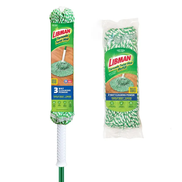 libman-tornado-mop-with-1-refill-cotton-head-self-wringing image 1