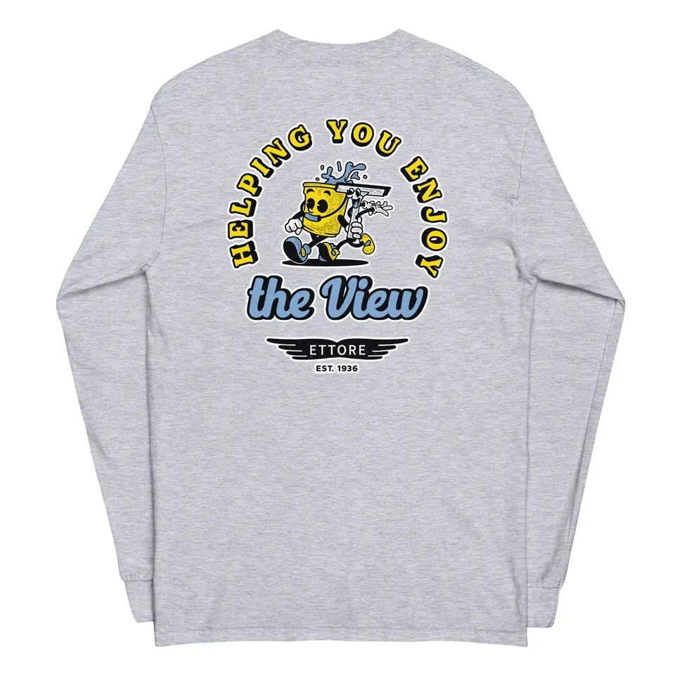 ettore-buck-n-squeeg-enjoy-the-view-long-sleeve-shirt image 1