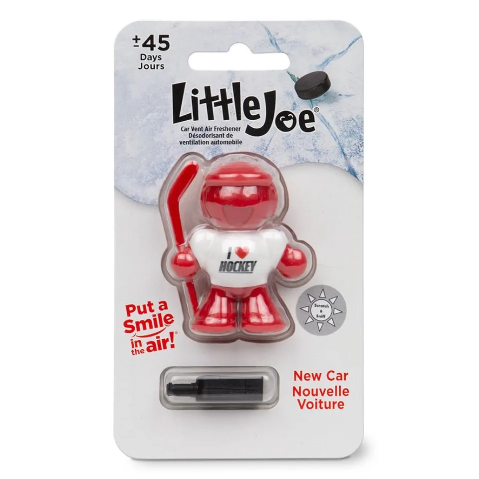little-joe-air-freshener-i-love-hockey-new-car-scent-compact-vent-clip-for-cars image 1
