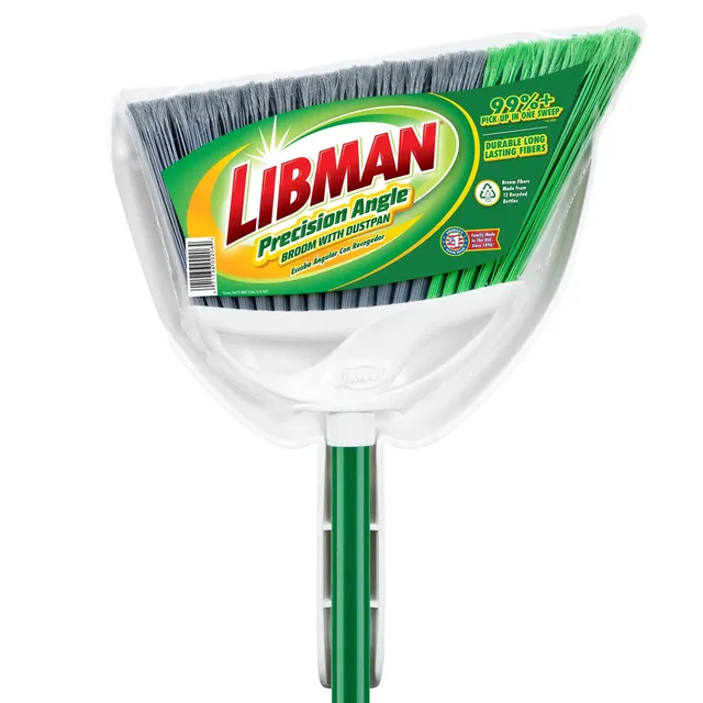 libman-flextech-broom-with-dustpan-combo-set-55-precision-angle-pet-hair-indoor- image 1