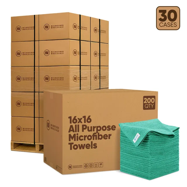 microfiber-wholesale-16-x16-all-purpose-microfiber-towels-30-case-pallet-200-cas image 1