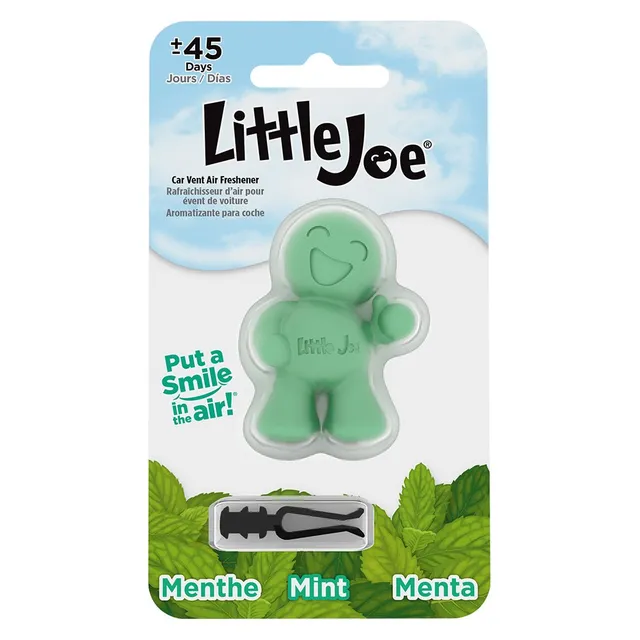 little-joe-air-freshener-fresh-mint-scent-compact-vent-clip-for-cars image 1