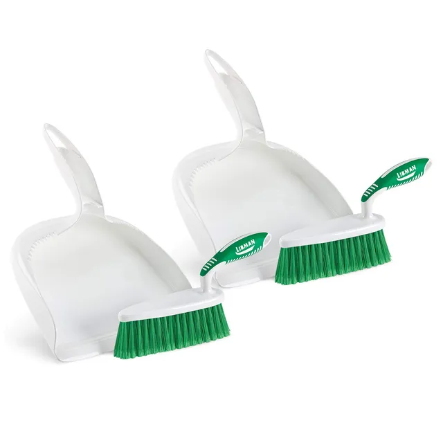 libman-dust-pan-and-brush-set-portable-handheld-2-pack image 1