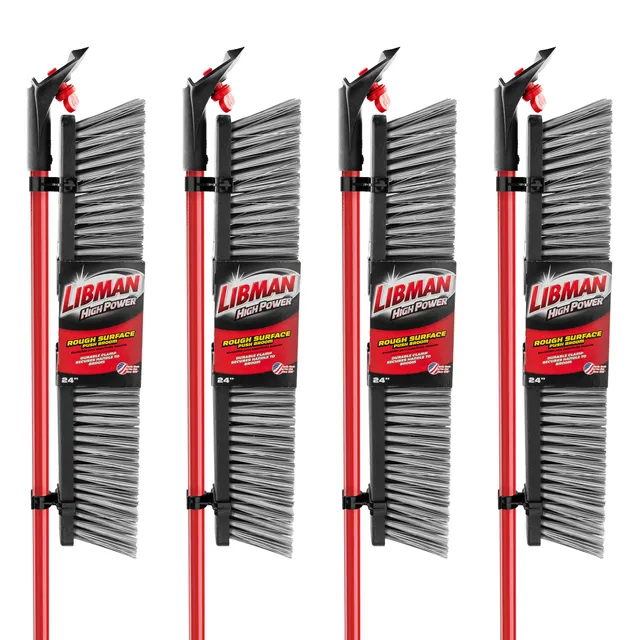 libman-commercial-879-rough-surface-push-broom-24-wide-64-length-pack-of-4 image 1