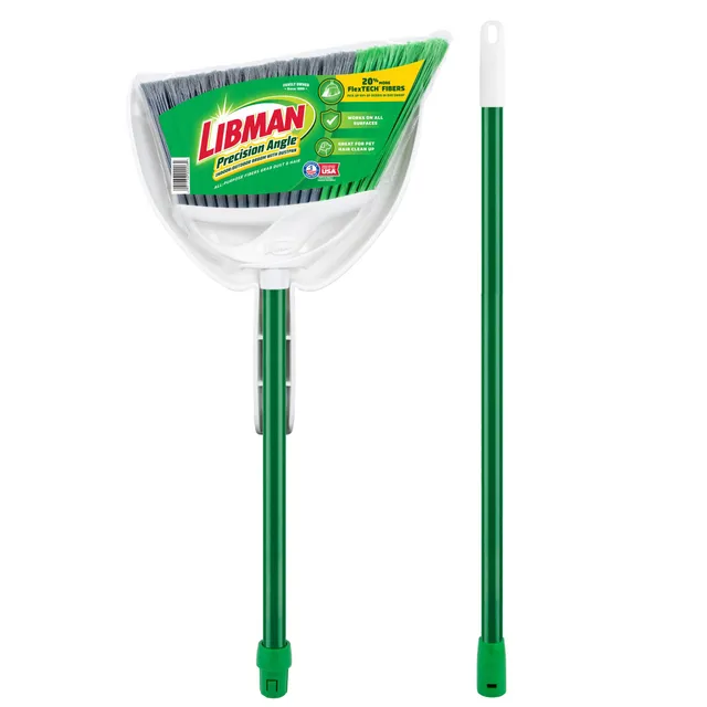 libman-flextech-broom-with-dustpan-55-precision-angle-11-wide-anti-static-pet-ha image 1