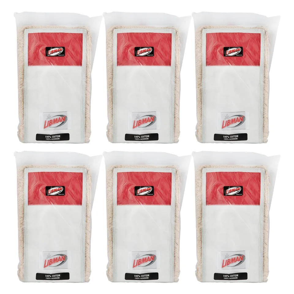 libman-commercial-925-dust-mop-head-36-wide-100-cotton-pack-of-6 image 1
