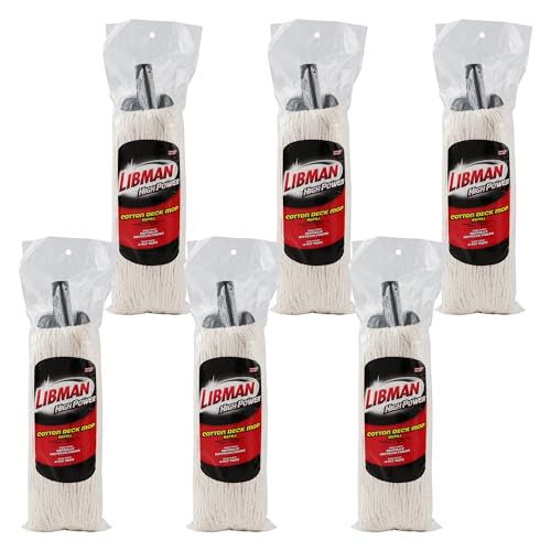 libman-commercial-944-cotton-deck-mop-refill-cotton-blend-16-oz-pack-of-6 image 2