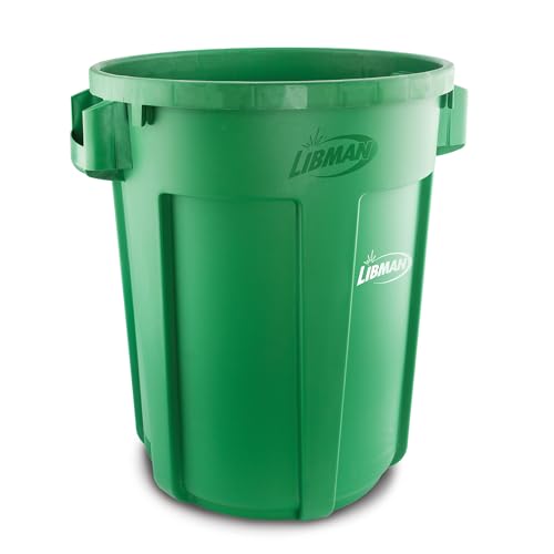 libman-commercial-32-gallon-green-trash-bin-6-pack-with-secure-lid-locks-indoor- image 7
