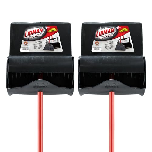 libman-commercial-919-lobby-dust-pan-and-broom-set-open-lid-41-length-12-width-b image 7