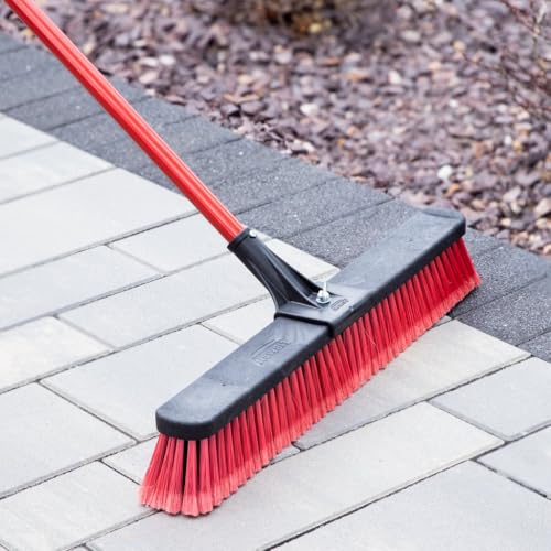 libman-commercial-1189-24-multi-surface-clamp-handle-push-broom-steel-handle-red image 4
