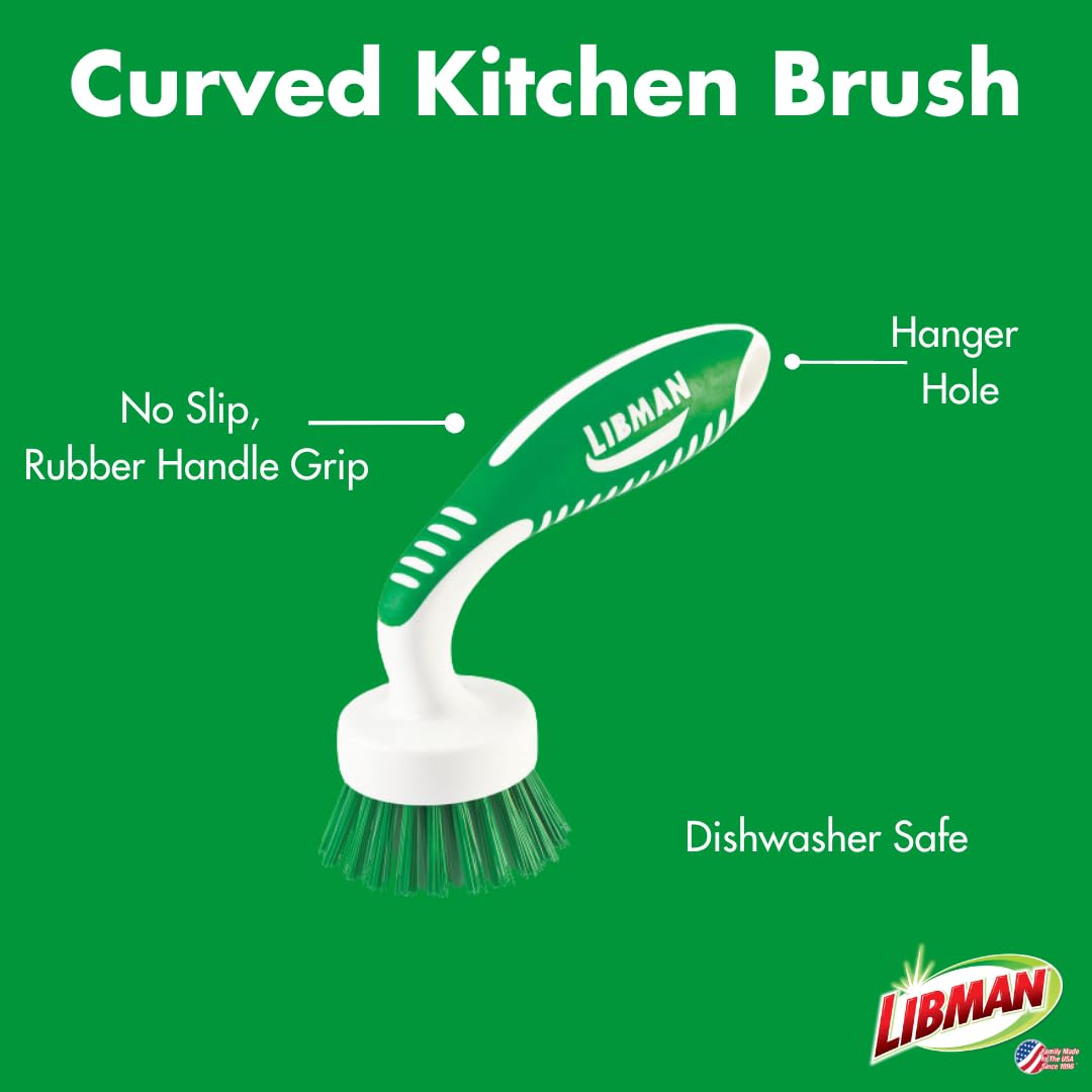 libman-curved-kitchen-brush-ergonomic-grip-dishwasher-safe-6-pack image 2