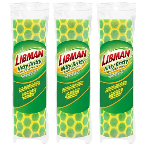 libman-nitty-gritty-roller-mop-refills-3-replacement-sponge-mop-heads-for-self-w image 7
