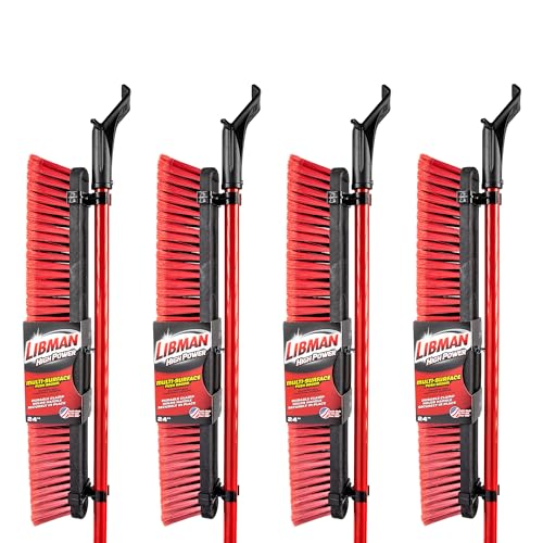 libman-commercial-1189-24-multi-surface-clamp-handle-push-broom-steel-handle-red image 3