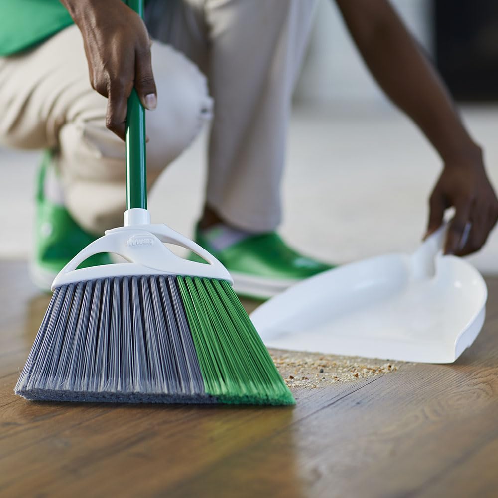 libman-commercial-206-precision-angle-broom-with-dust-pan-steel-handle-11-wide-g image 4