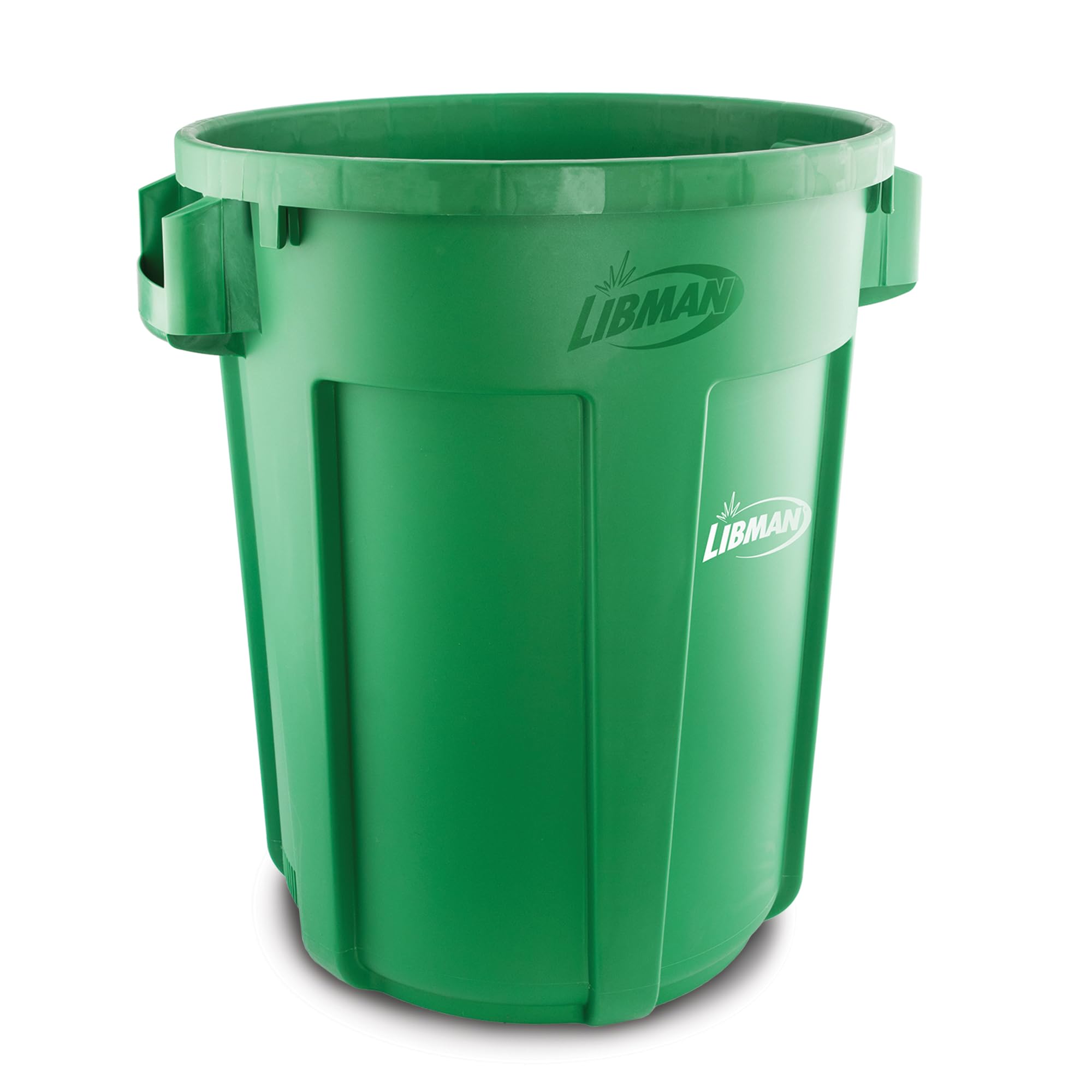 libman-commercial-32-gallon-green-trash-bin-6-pack-with-secure-lid-locks-indoor- image 2