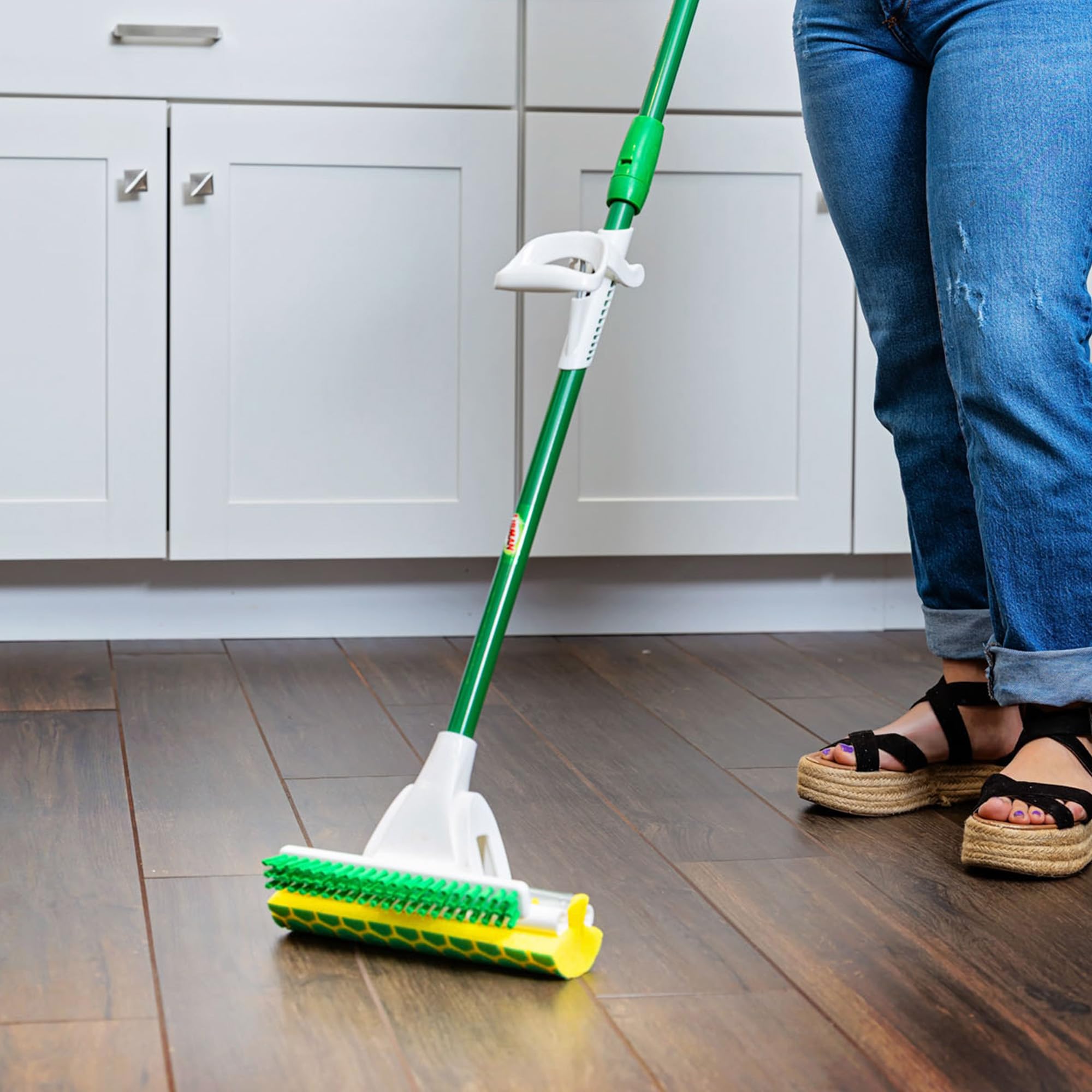 libman-nitty-gritty-all-surface-roller-mop-sponge-mop-with-scrub-brush-multi-sur image 6