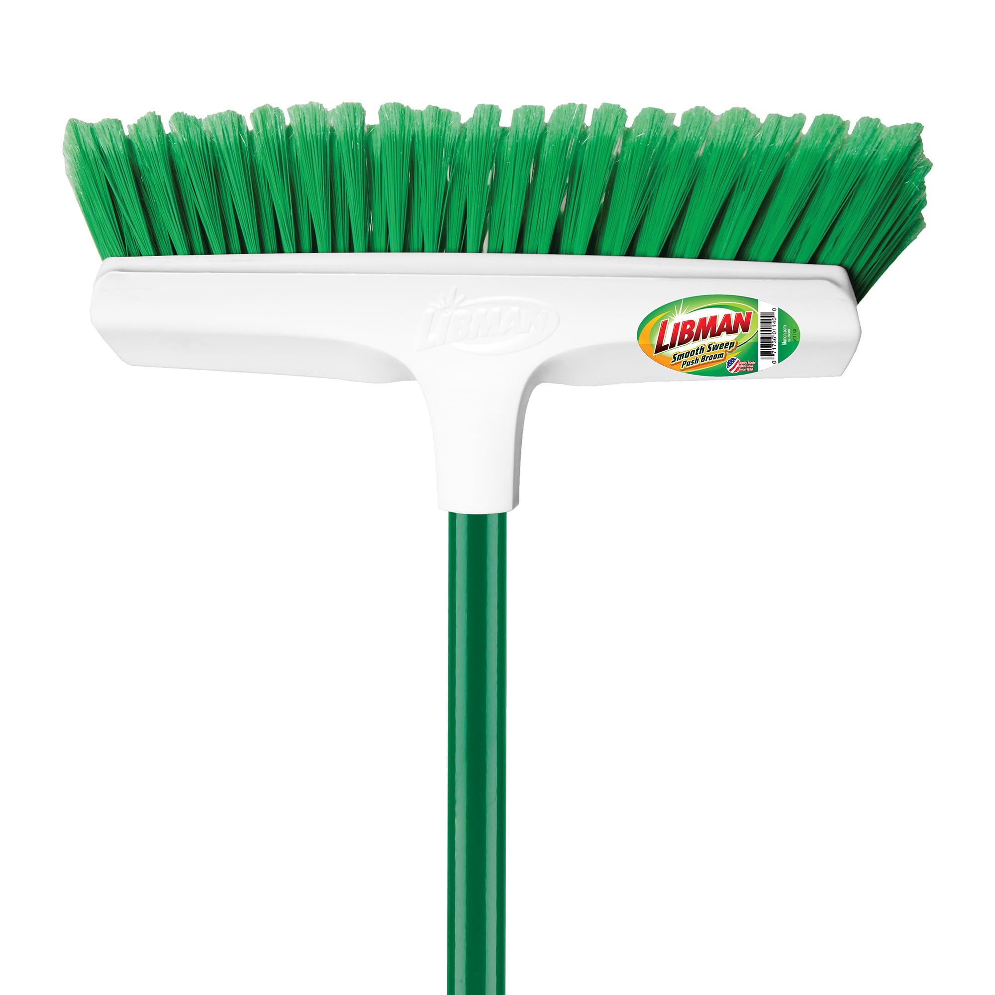 libman-commercial-1140-housekeeper-smooth-sweep-push-broom-steel-handle-13-wide- image 2