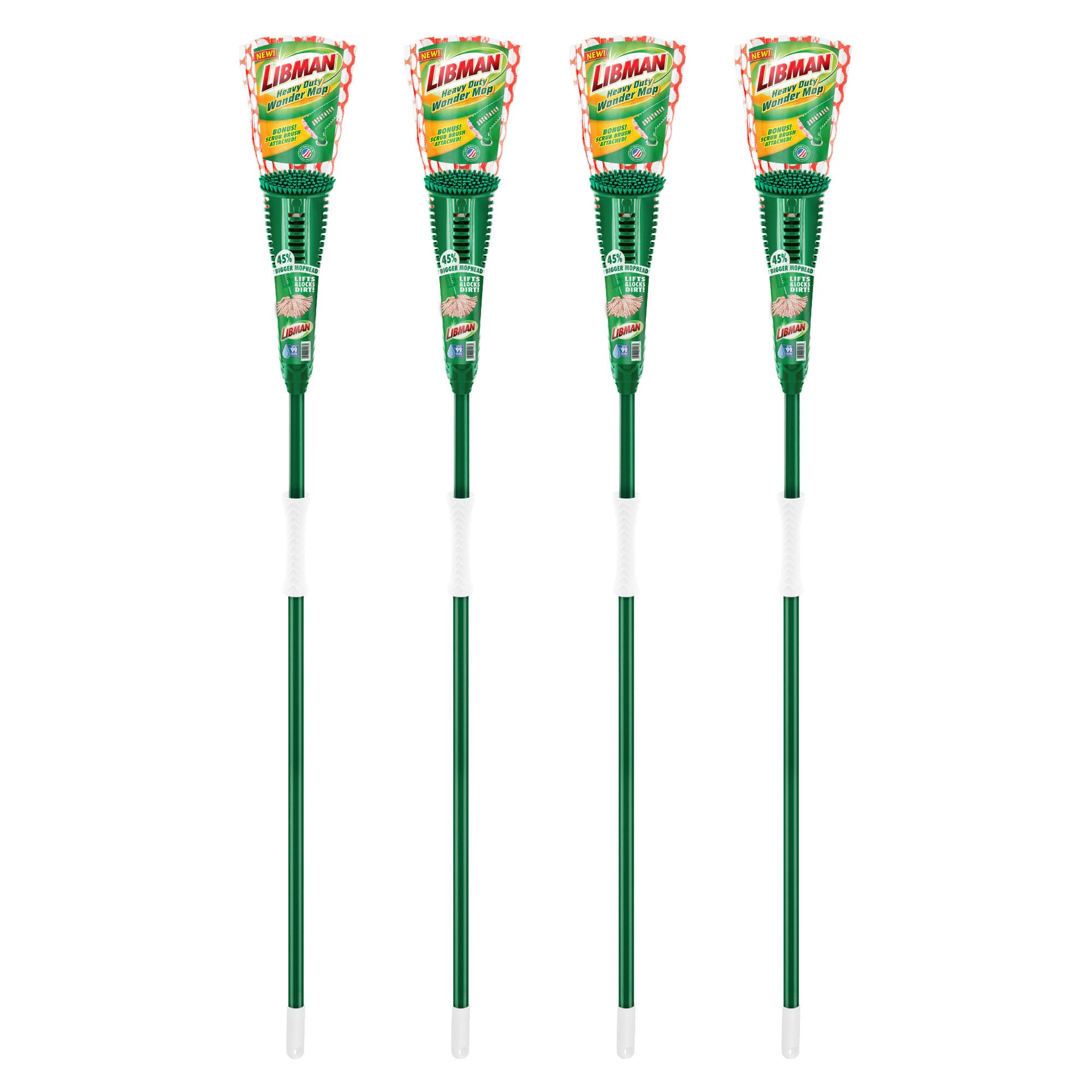 libman-commercial-heavy-duty-wonder-mop-with-scrub-brush-microfiber-synthetic-mo image 1