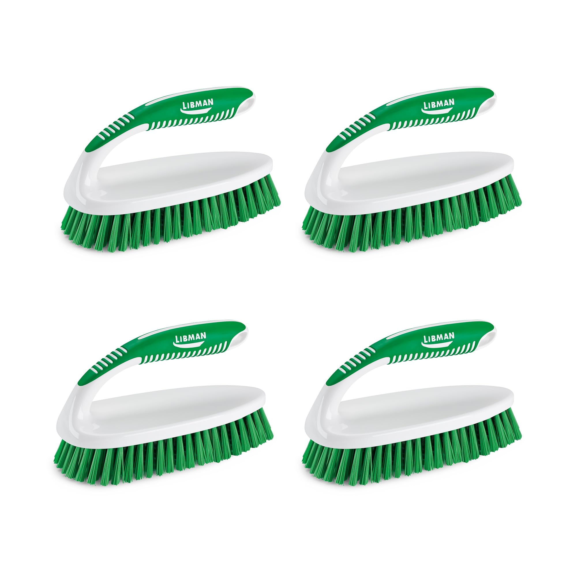 libman-big-scrub-brush-case-of-4-extra-large-scrubbing-surface-ergonomic-grip image 1