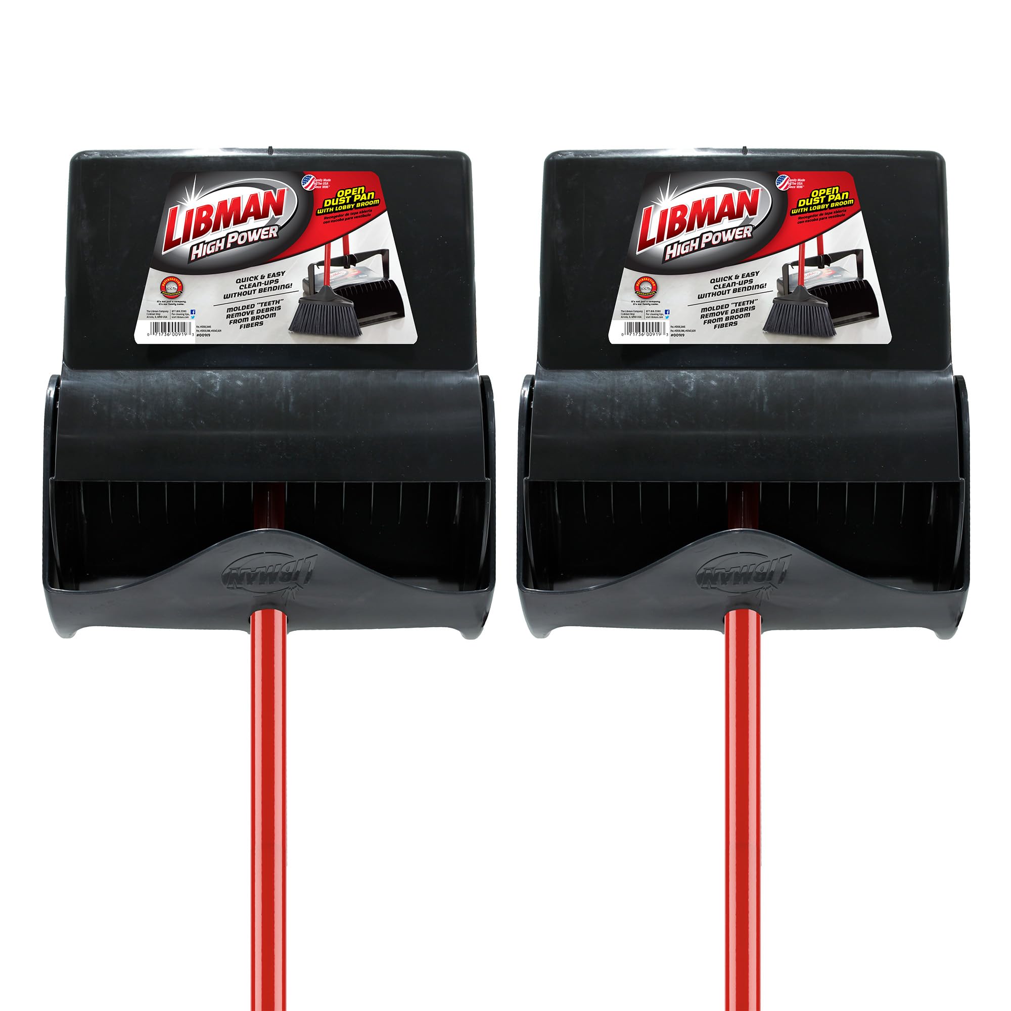 libman-commercial-919-lobby-dust-pan-and-broom-set-open-lid-41-length-12-width-b image 1