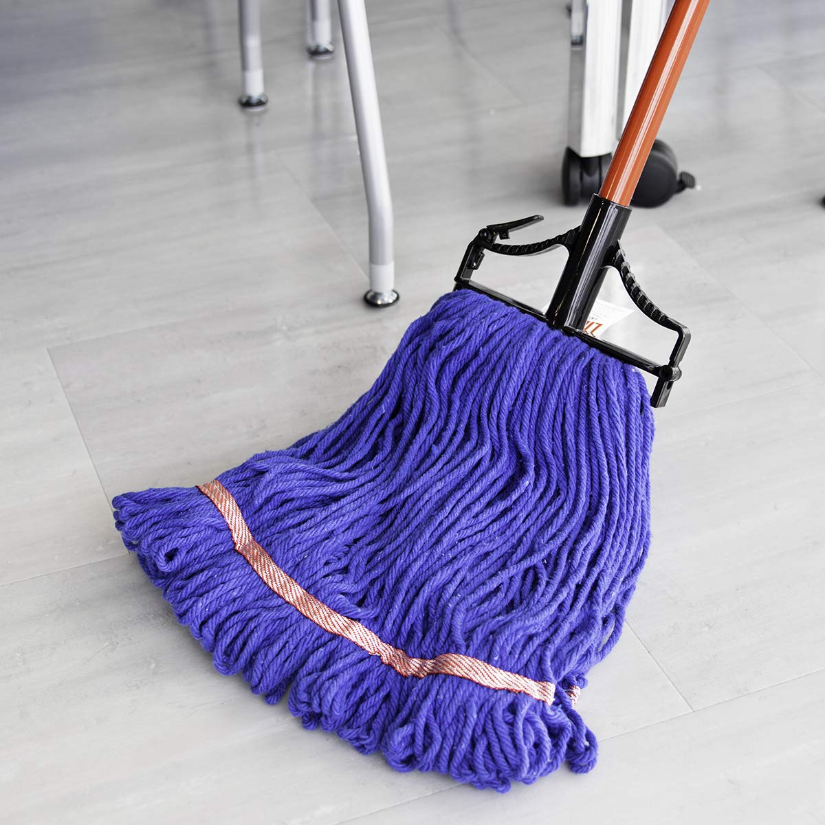 libman-commercial-968-medium-blended-looped-end-wet-mop-head-20-oz-cotton-polyes image 2