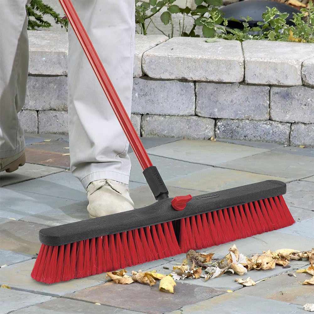 libman-commercial-805-multi-surface-push-broom-24-width-64-length-black-red-4-pa image 3