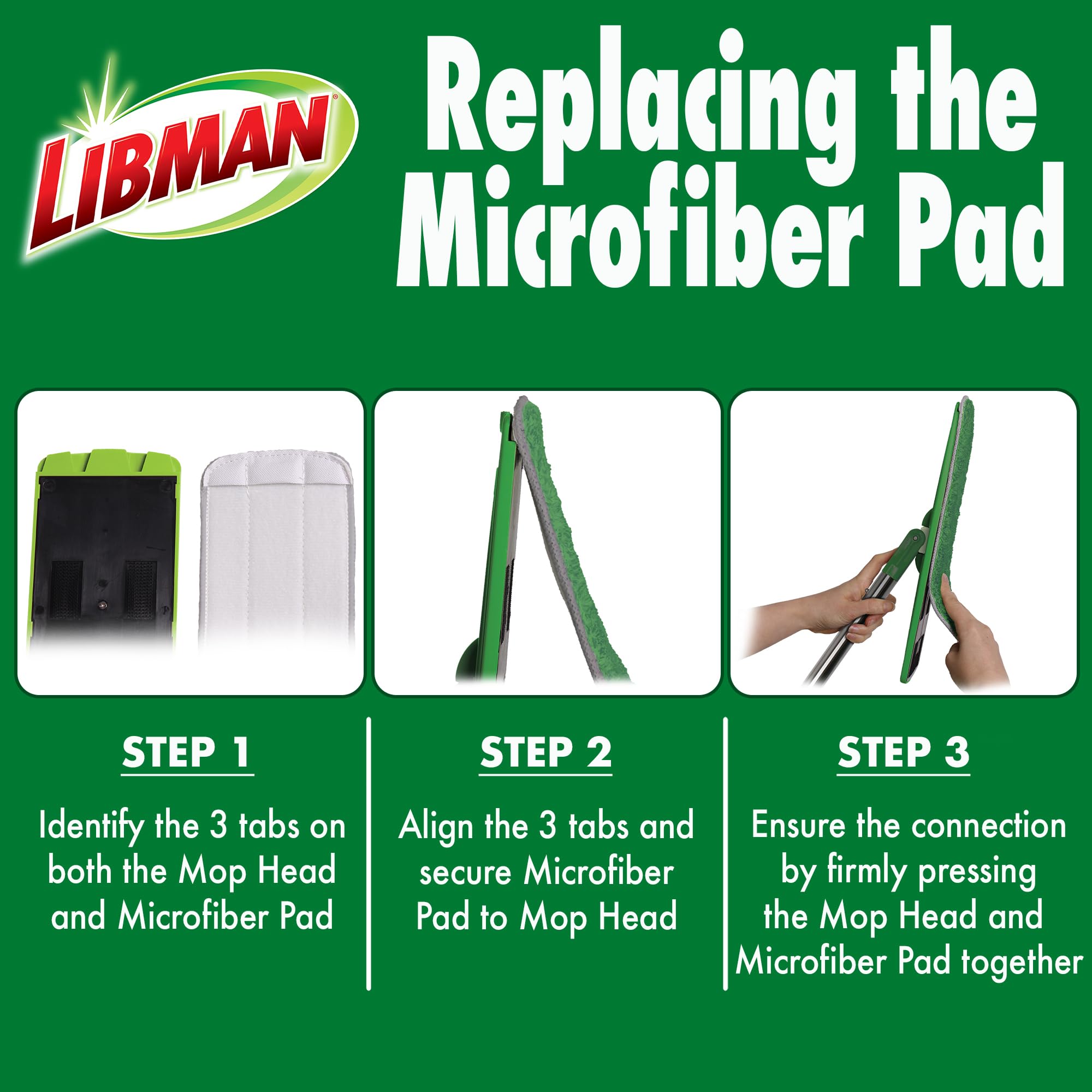 libman-rinse-n-wring-mop-refill-pads-6-pack-microfiber-replacement-pads-for-hard image 2