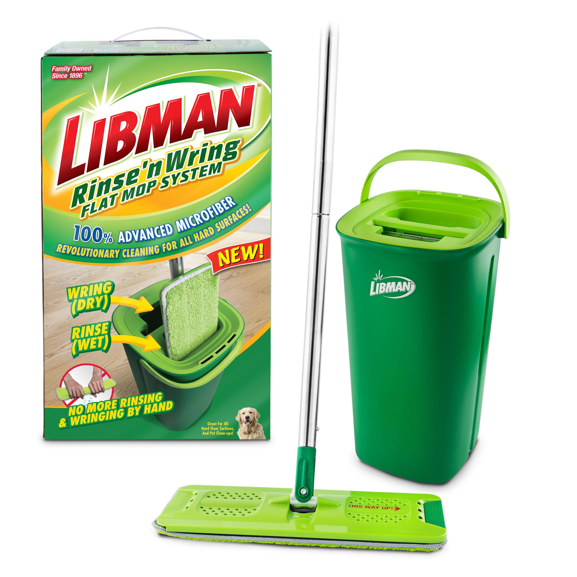 libman-rinse-n-wring-mop-and-bucket-system-4-microfiber-pads-dual-chamber-power- image 8