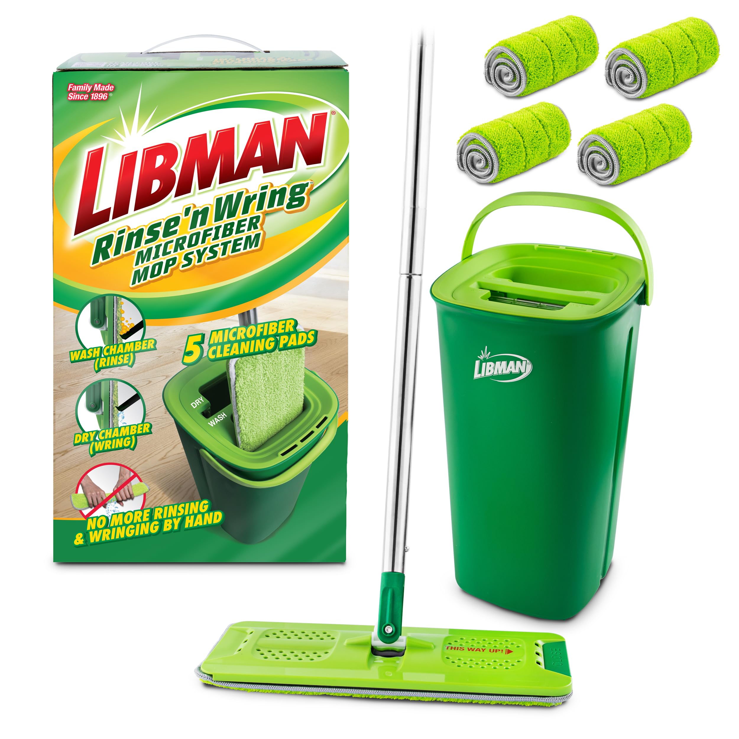 libman-rinse-n-wring-mop-and-bucket-system-4-microfiber-pads-dual-chamber-power- image 6
