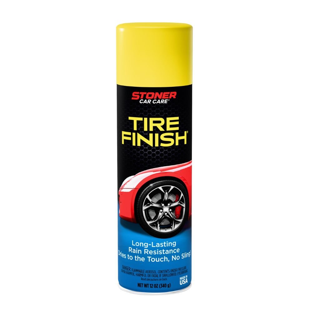 stoner-car-care-more-shine-tire-finish-aerosol-wipe-free-sling-free-tire-shine image 1