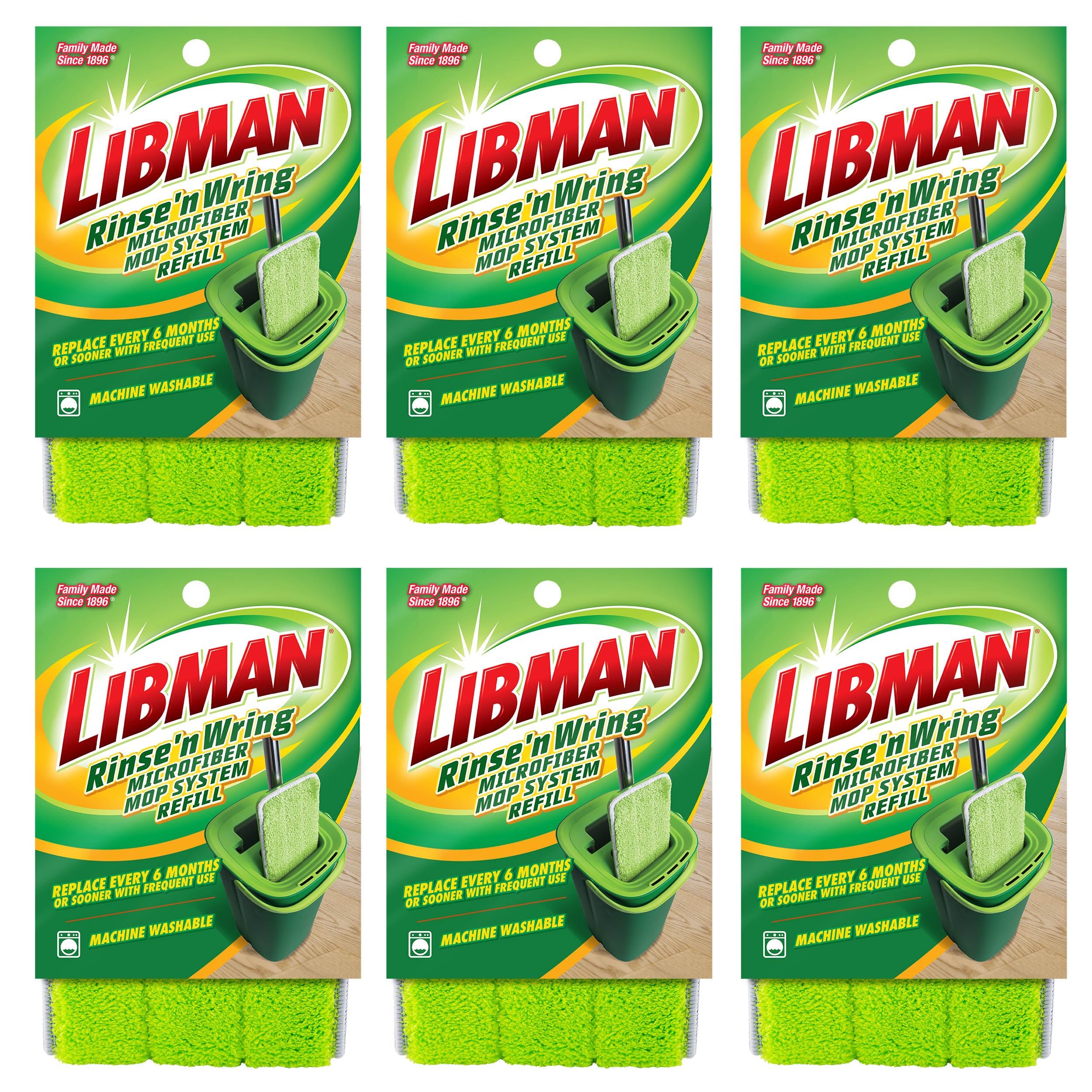 libman-rinse-n-wring-mop-refill-pads-6-pack-microfiber-replacement-pads-for-hard image 1