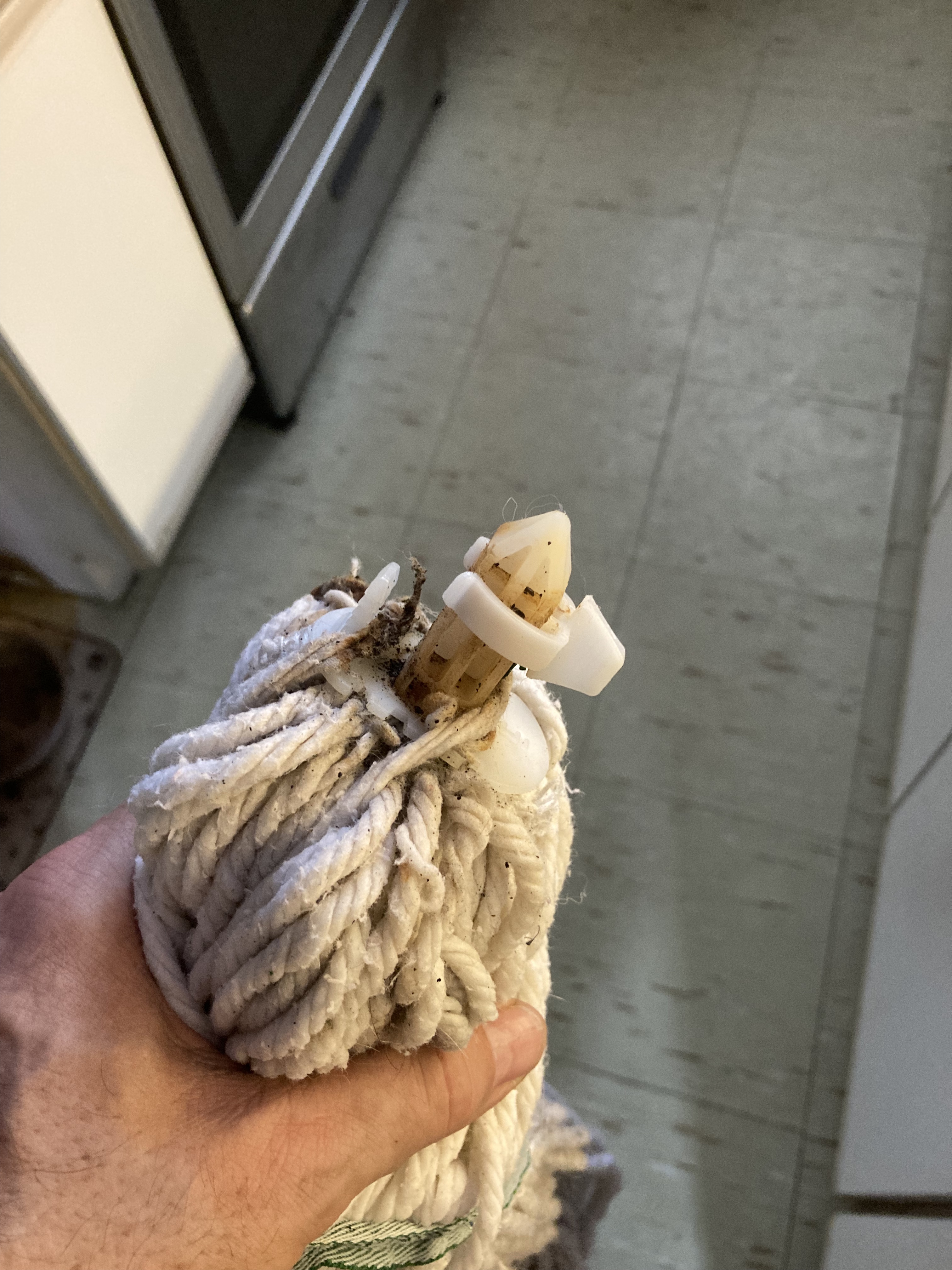 Mop head sheds