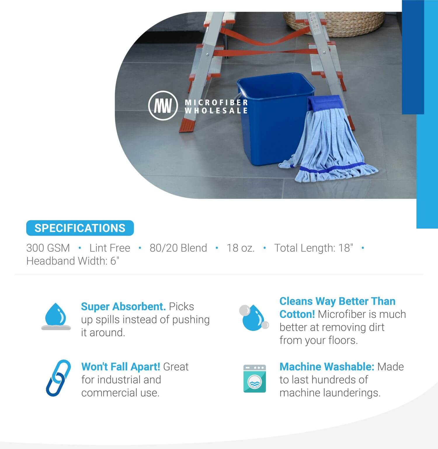 microfiber-wholesale-large-commercial-microfiber-tube-mop-case-of-12 image 7