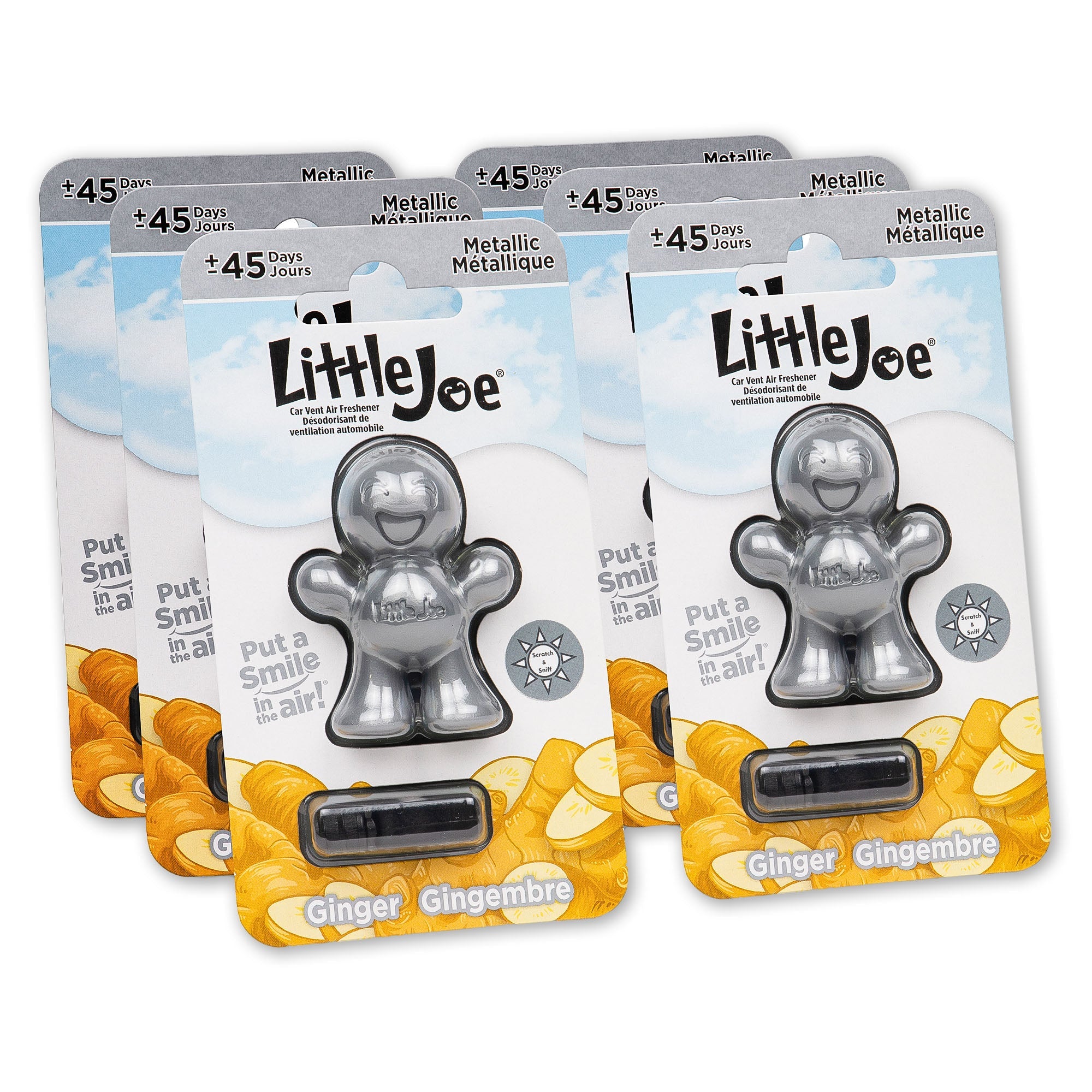 stoner-little-joe-air-freshener-ginger-scent-compact-clip-on-made-in-italy image 4