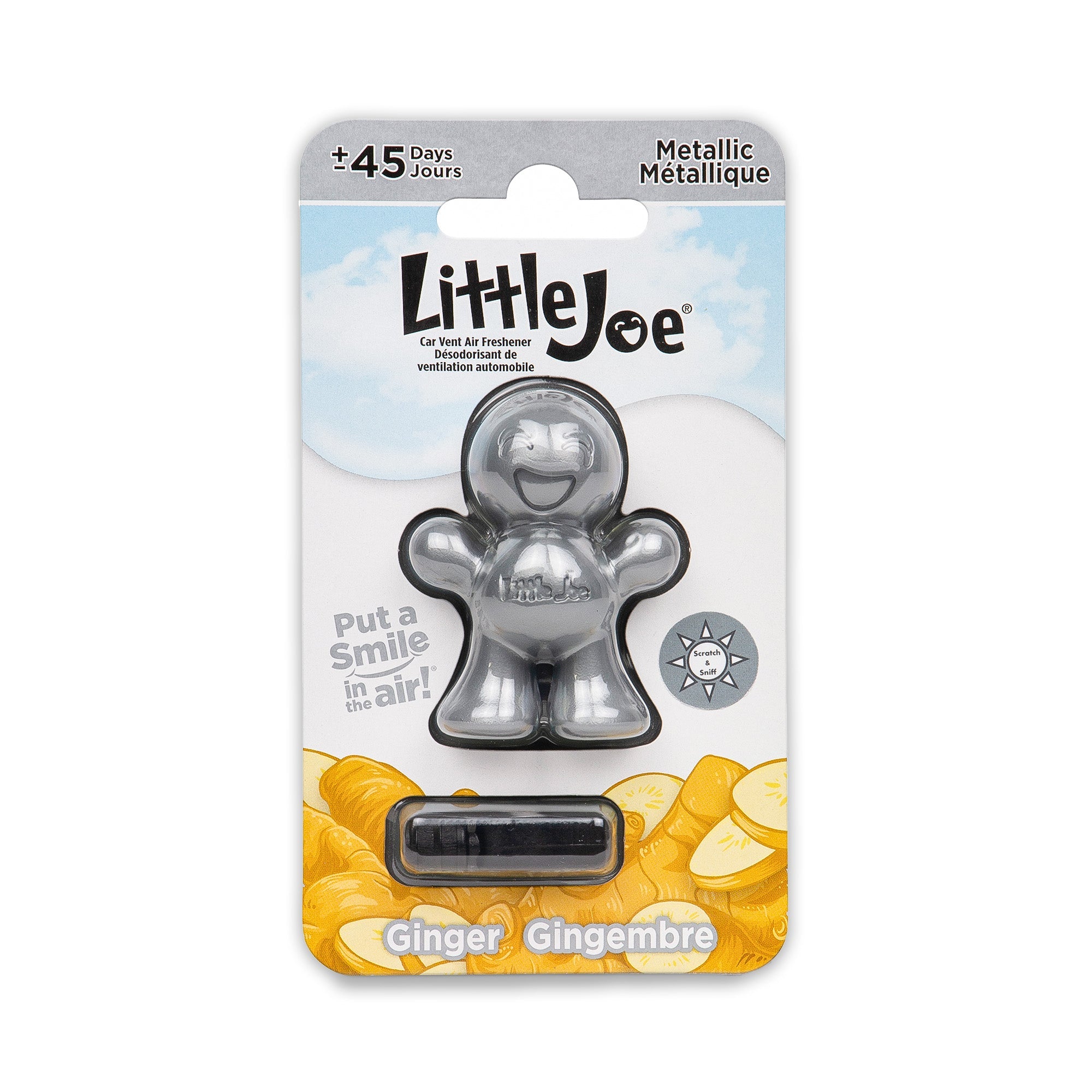 stoner-little-joe-air-freshener-ginger-scent-compact-clip-on-made-in-italy image 1