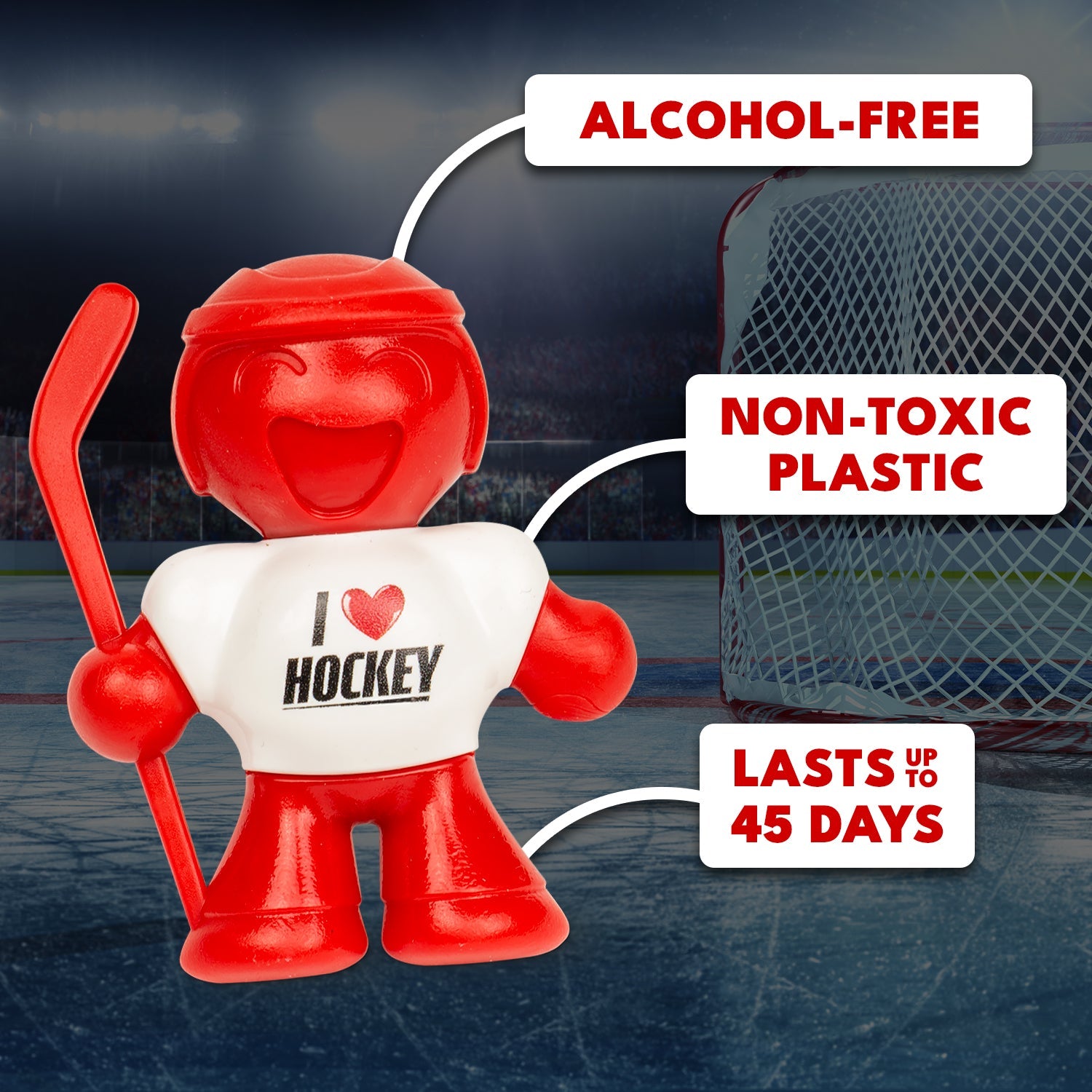 little-joe-air-freshener-i-love-hockey-new-car-scent-compact-vent-clip-for-cars image 3