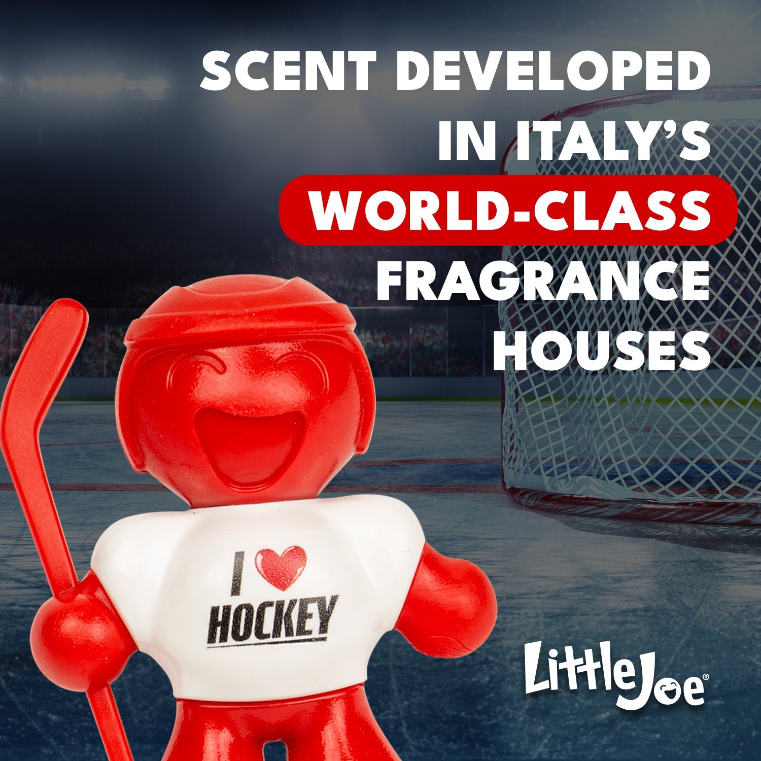 little-joe-air-freshener-i-love-hockey-new-car-scent-compact-vent-clip-for-cars image 2