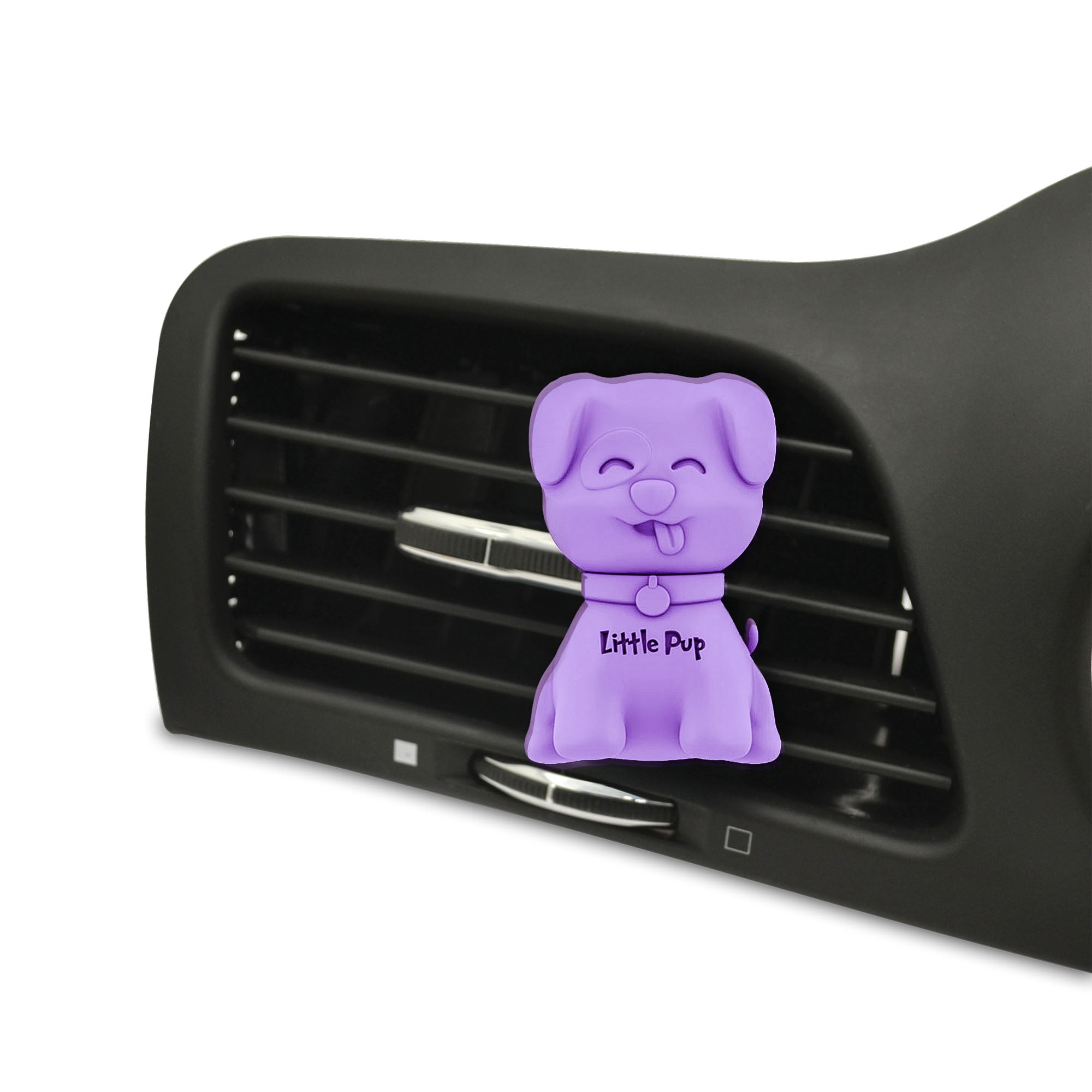 stoner-little-pup-car-air-freshener-fresh-flowers-scent-clip-on-made-in-italy image 3
