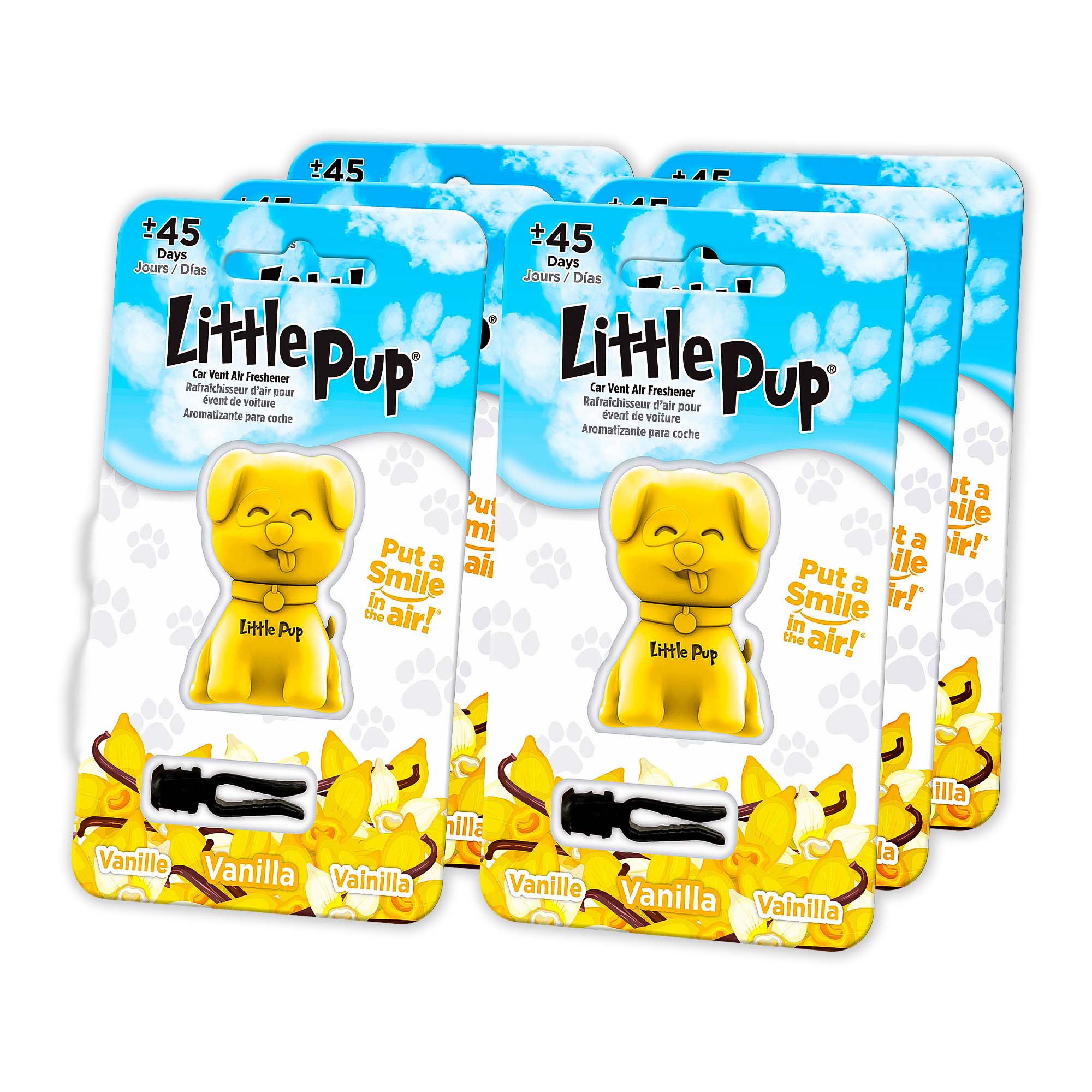stoner-little-pup-car-air-freshener-vanilla-scent-clip-on-made-in-italy image 6