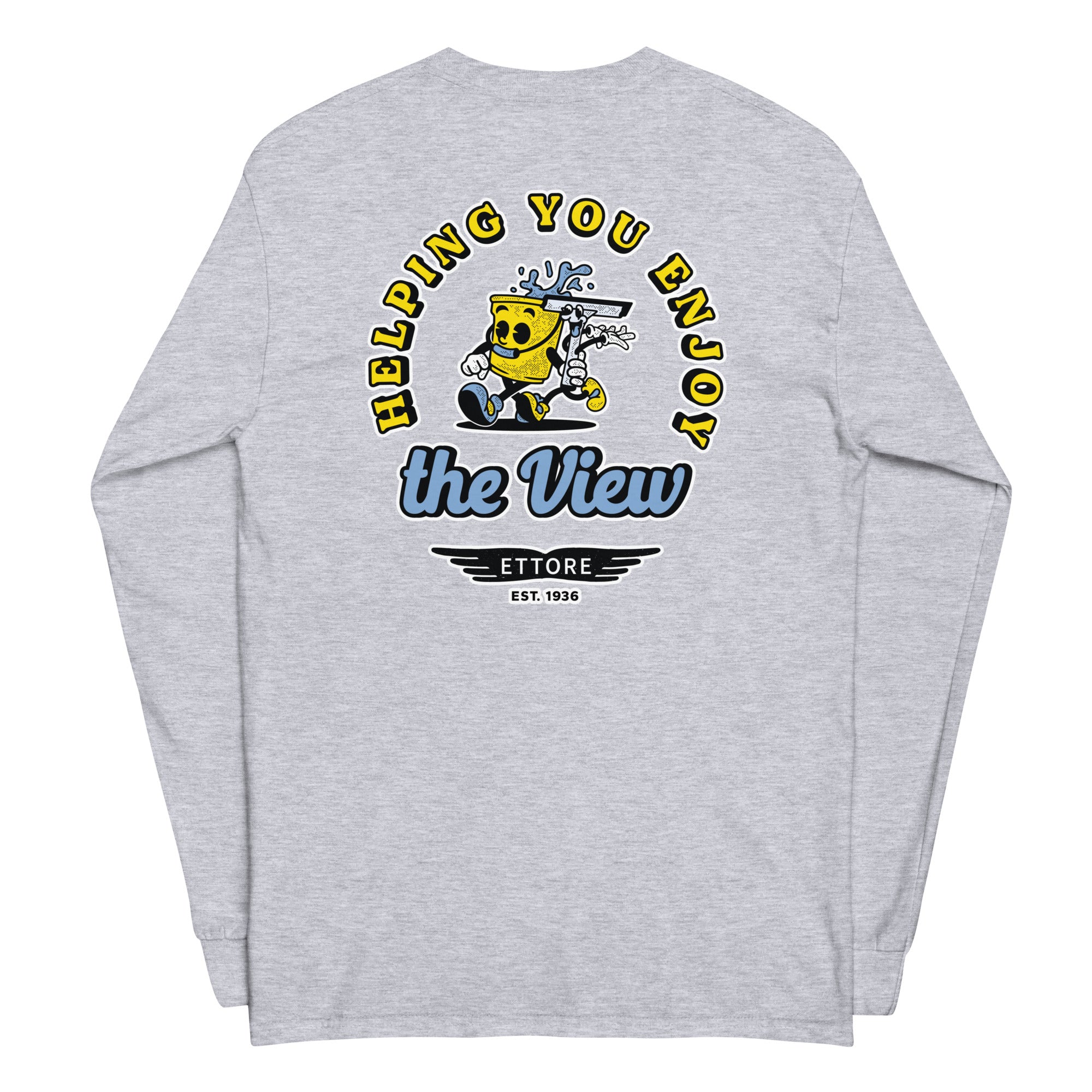 ettore-buck-n-squeeg-enjoy-the-view-long-sleeve-shirt image 1