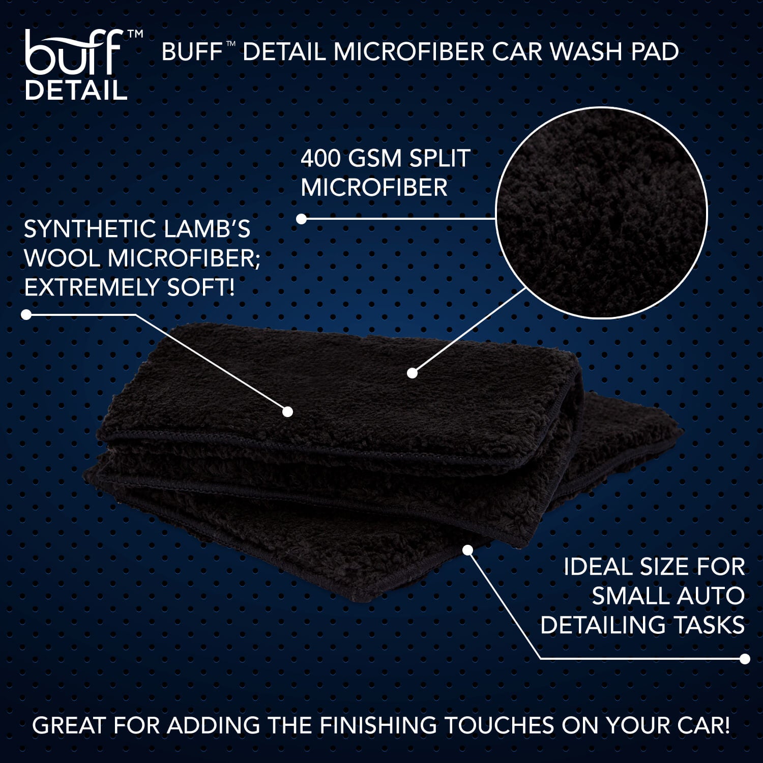 microfiber-wholesale-buff-detail-microfiber-car-wash-pad image 2